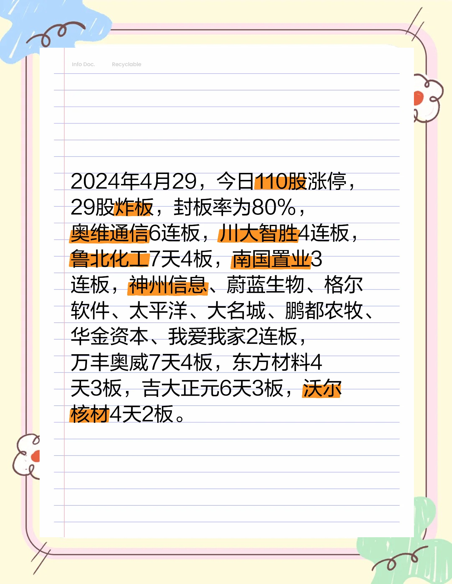 今日60只个股涨停 主要集中在纺织服饰、国防军工等行业