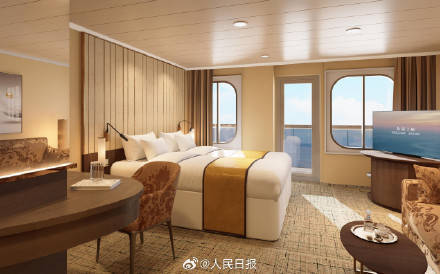 为2026年底完工交付打下基础 第二艘国产大邮轮完成坞内起浮