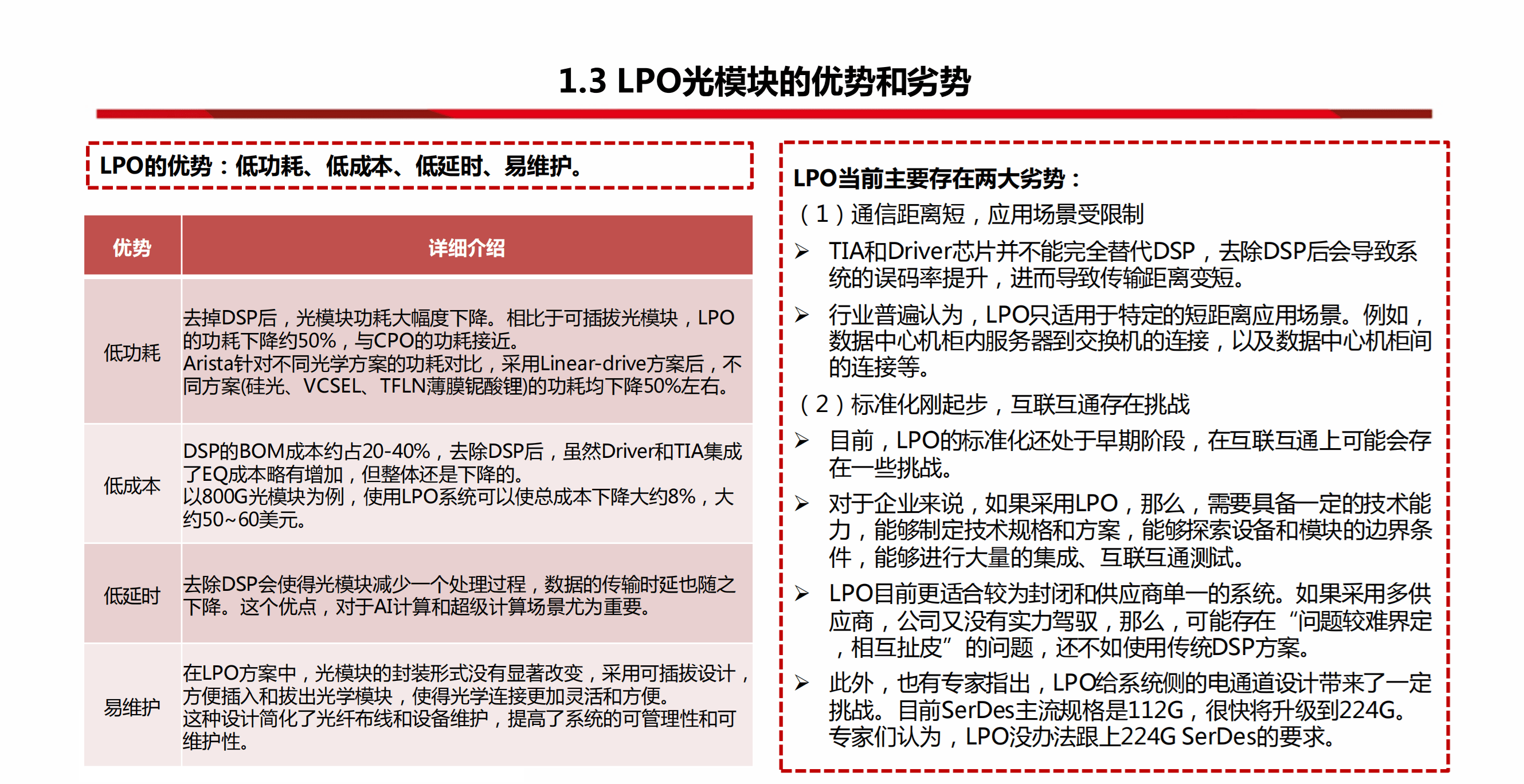 锐捷网络：计划2025年推出800G LPO光模块商用产品