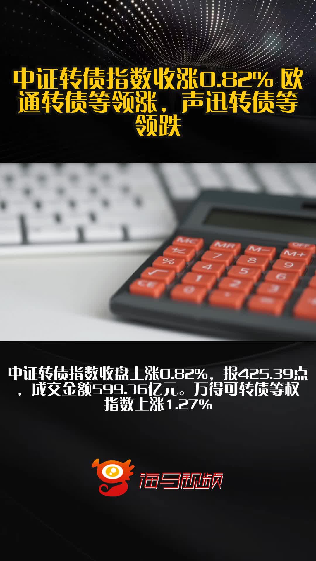 中证转债指数早盘收跌0.04%