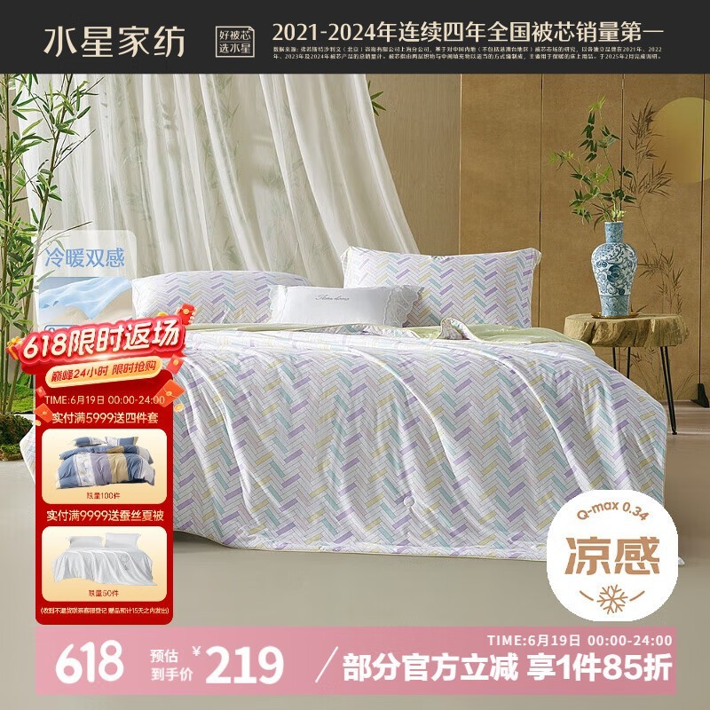 水星家纺获得实用新型专利授权：“一种高透气的针织夏凉被”