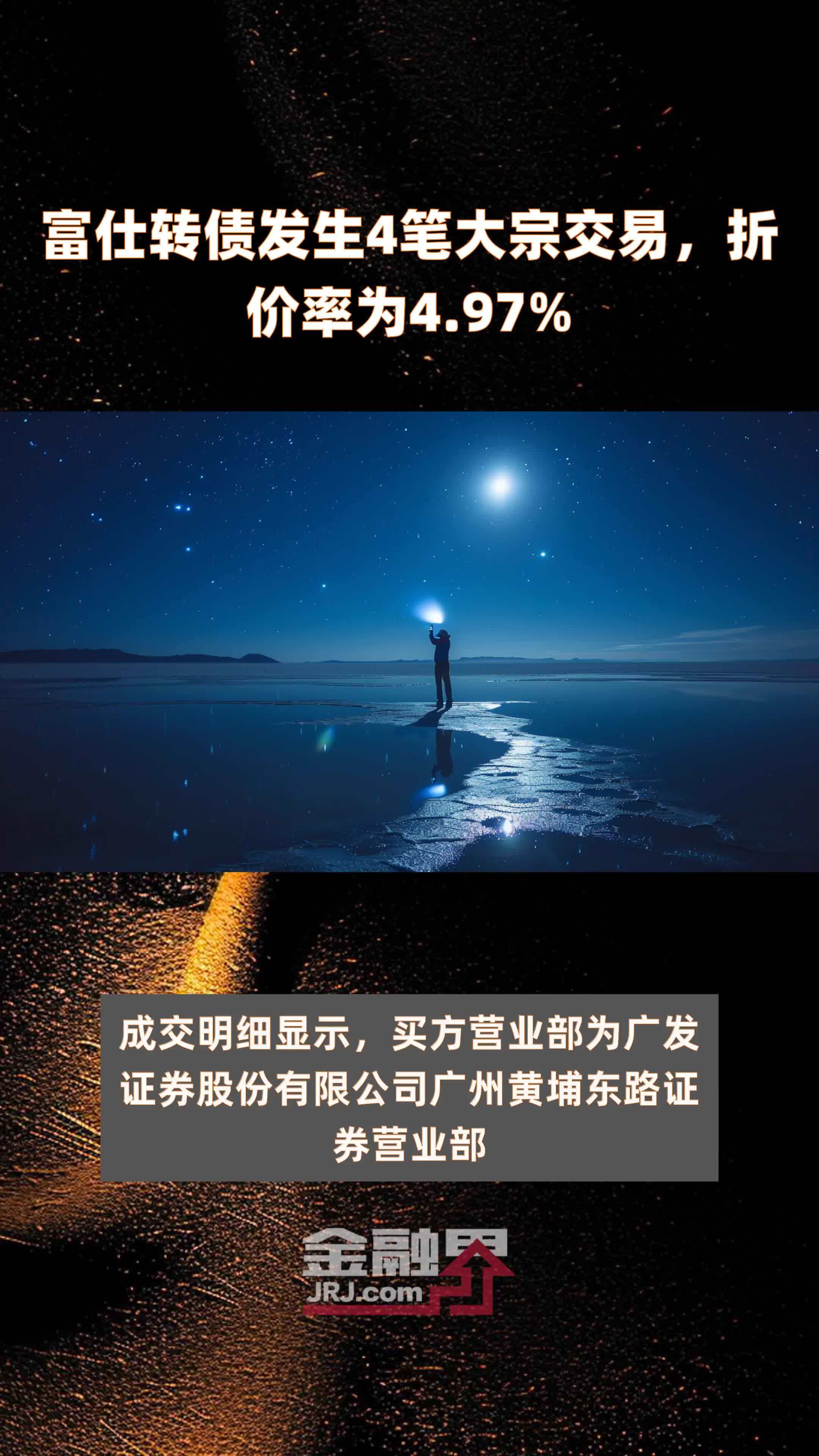 广信科技发生大宗交易 成交折价率33.02%