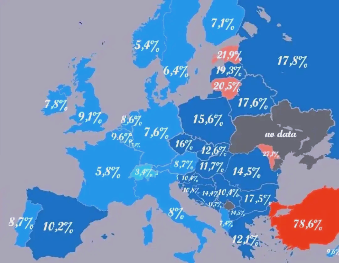 2025年爱尔兰通胀率升至2.2%
