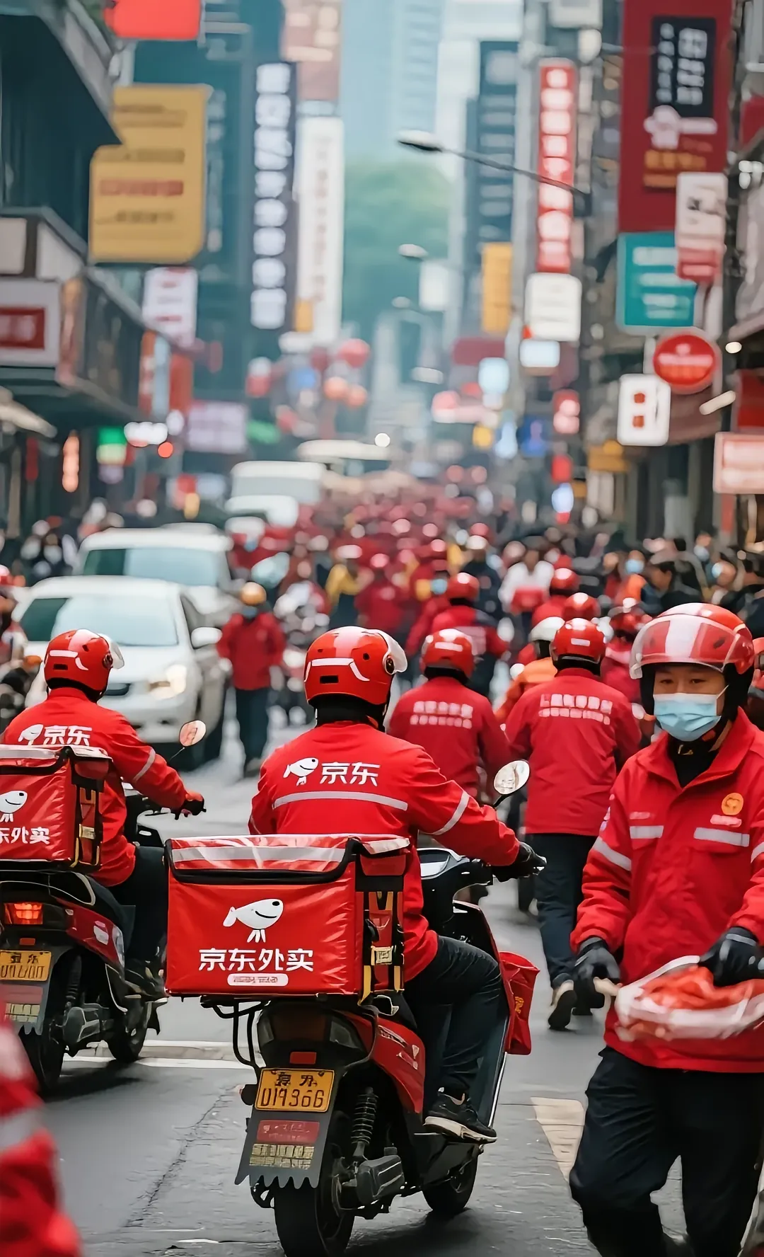 外卖平台表彰交通安全模范骑手