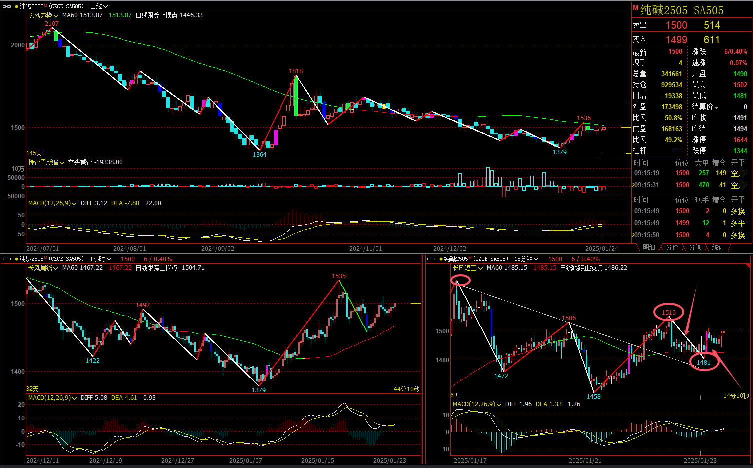 今日304只个股突破五日均线