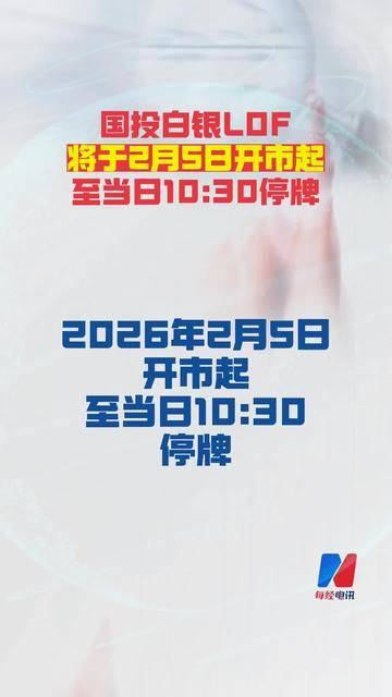 国投白银LOF：3月11日开市起至当日10:30停牌