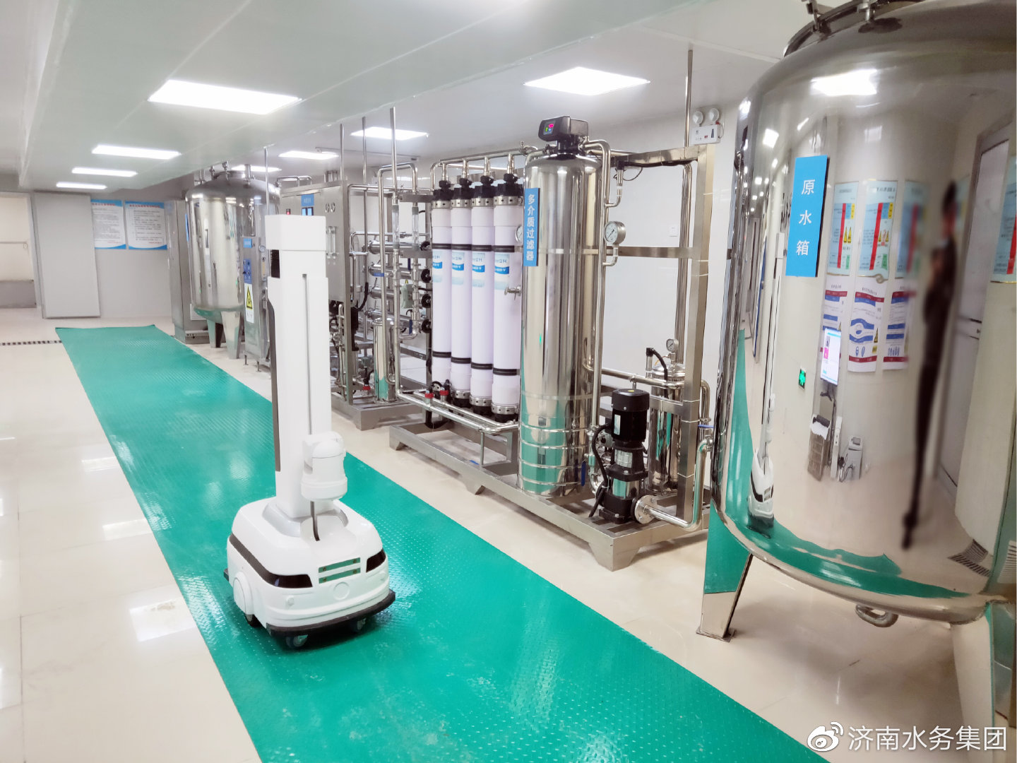 正和生态水务机器人落地南水北调大宁管理处中堤泵站